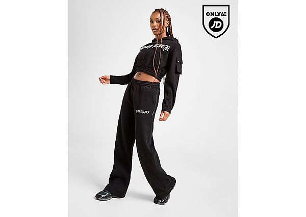 Hoodrich Dusk Wide Leg Joggers Black