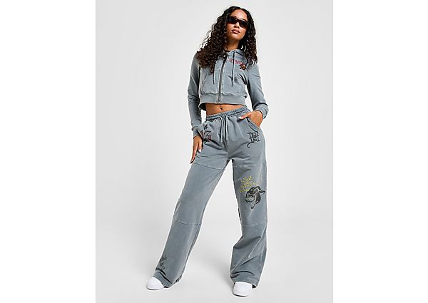 Ed Hardy Flame Tiger Wide Joggers