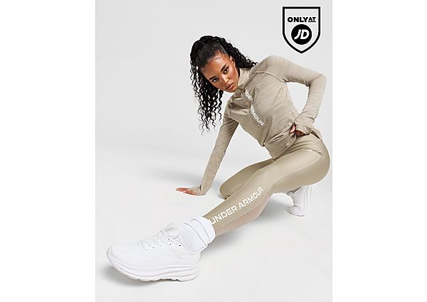 Under Armour Authentics Mesh Tights Beige