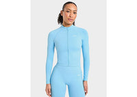 AYBL Enhance Full Zip Seamless Top blue