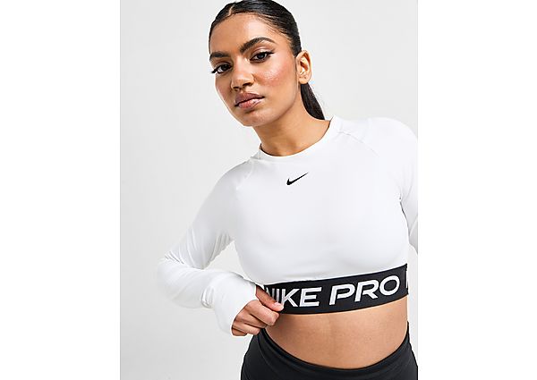 Nike Training Pro Long Sleeve Crop Top