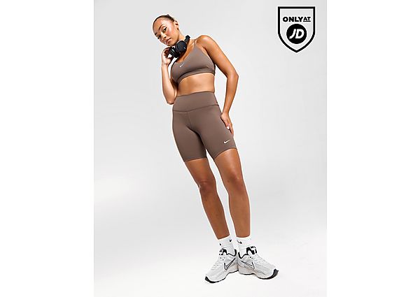 Nike Training Swoosh 7" Bike Shorts Brown