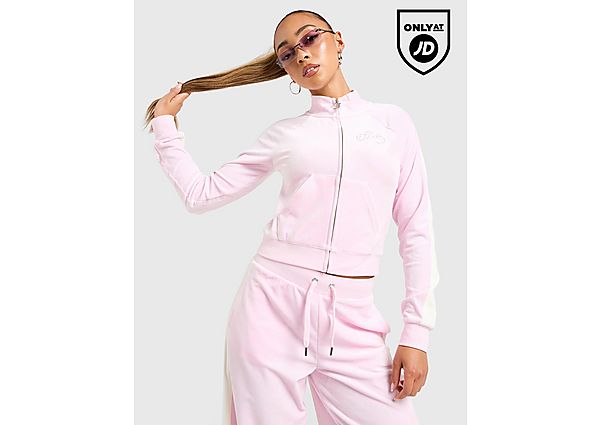 JUICY COUTURE Script Velour Track Top