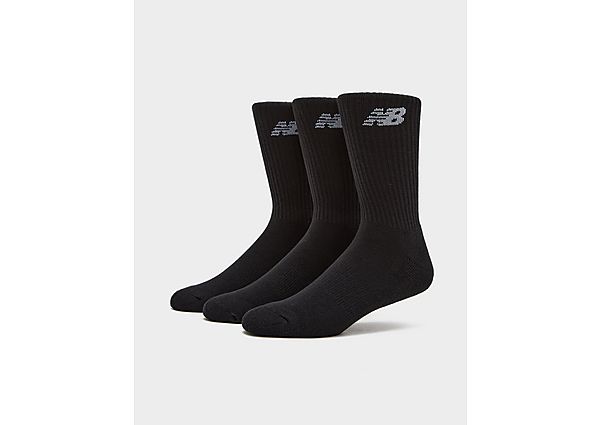 New Balance 3Pack Everyday Crew Socks Black