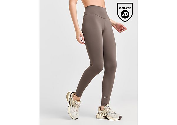 Nike Training Graphic Swoosh Tights Brown