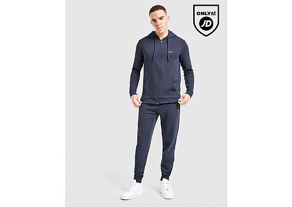 BOSS Waffle Full Zip Hooded Tracksuit