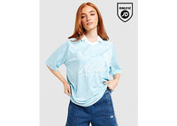 adidas Originals Script Football Collar T-Shirt blue