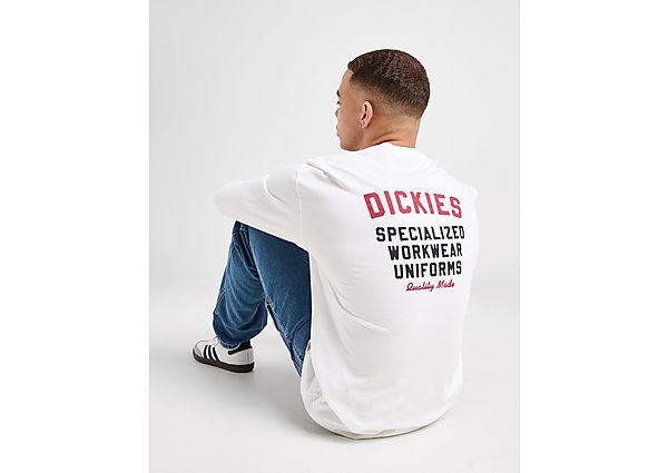 Dickies Uniform Long Sleeve TShirt White