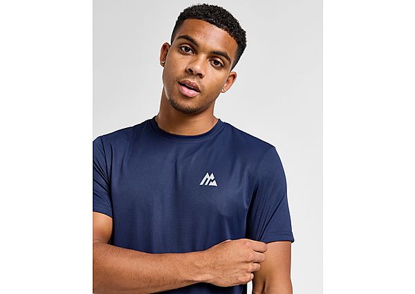 MONTIREX Peak Grid T-Shirt Navy