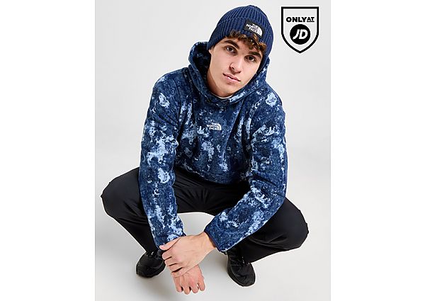 The North Face Samari Print Fleece Hoodie Blue