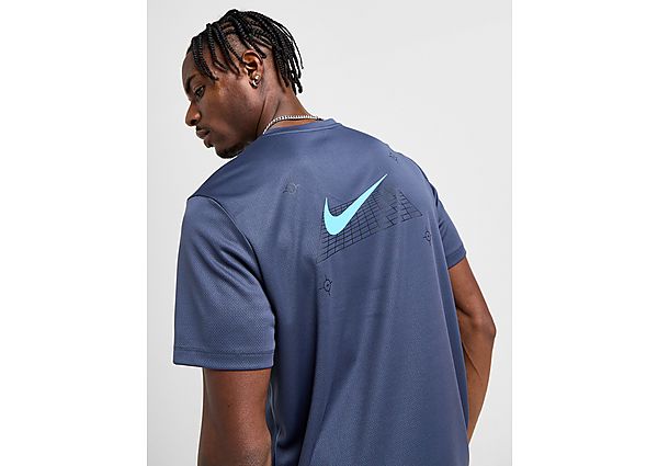 Nike Miler Graphic TShirt Navy