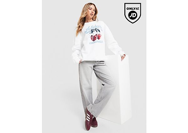 adidas Originals Cherry Boyfriend Crew Sweatshirt