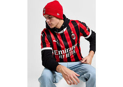 New Era AC Milan Cuffed Beanie Hat Red