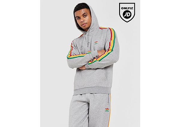 adidas Originals 3Stripes Multi Hoodie Grey