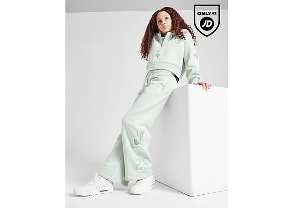 Jordan Girls' Wide Leg Joggers Junior Green