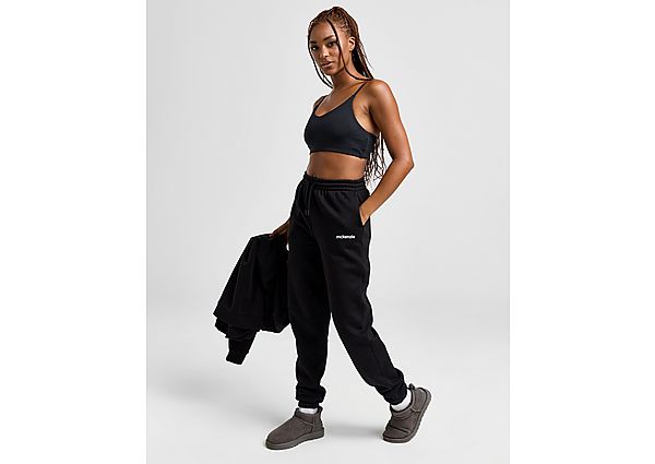 McKenzie Metallic Logo Joggers Black