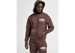 Hoodrich Radar Full Zip Hoodie Brown