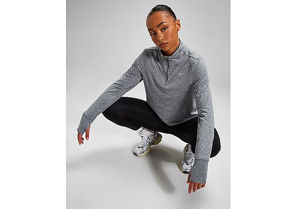 Nike Running Element 1/4 Zip Top Smoke Grey/Light Smoke Grey/Heather