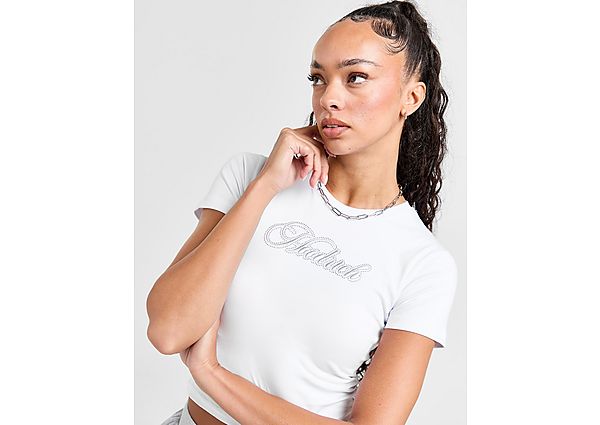 Hoodrich Figure Diamante Baby T-Shirt White