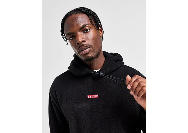 Levi'S Polar Fleece Overhead Hoodie Black