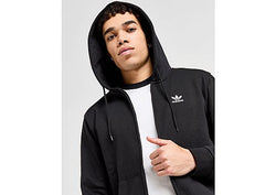 adidas Trefoi Essentials Full Zip Hoodie Black