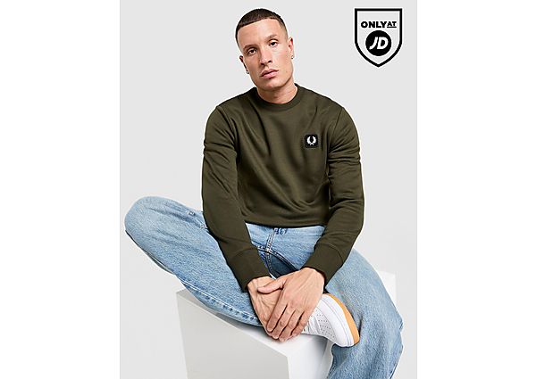 Fred Perry Badge Crew Sweatshirt
