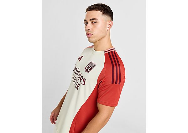 adidas Olympique Lyon 2024/25 Third Shirt - Ivory - Mens, Ivory