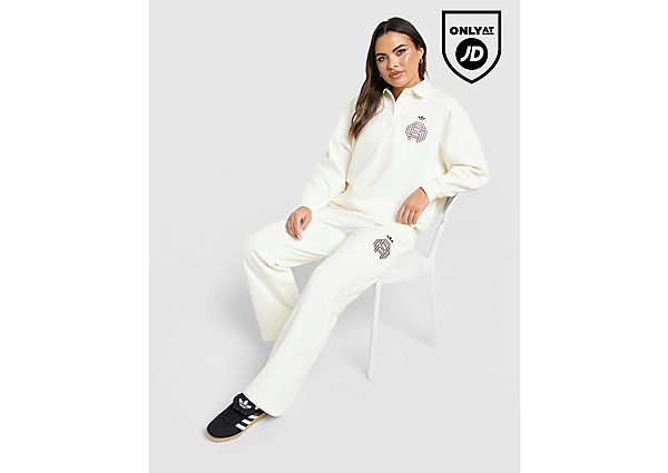 adidas Originals Emblem Wide Leg Joggers