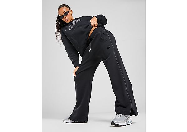 Nike Sportswear Logo Wide Leg Joggers Black