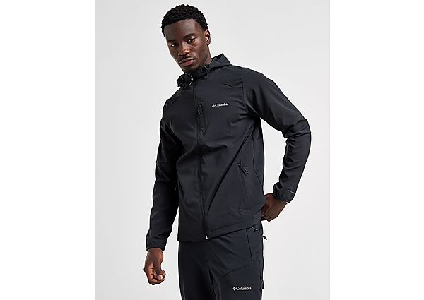 Columbia Tech Softshell Hooded Jacket Black