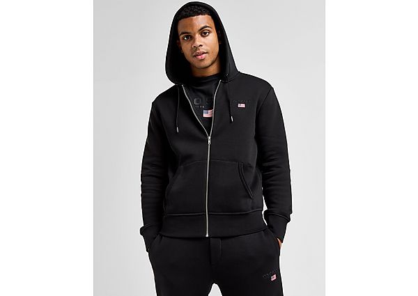 Polo Sport Small Logo Full Zip Hoodie Black