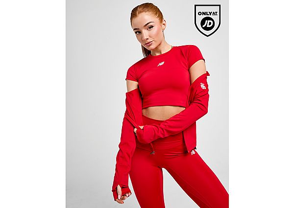 New Balance Logo Slim Crop Top