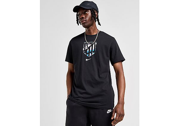 Nike Atletico Madrid Crest T-Shirt Black