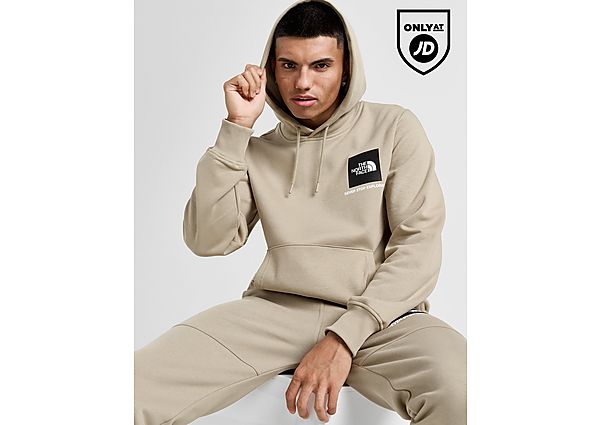 The North Face Fine Box Hoodie Stone