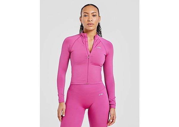 AYBL Adapt Seamless Full Zip Top Pink