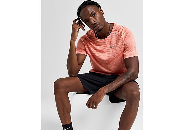 Nike TechKnit T-Shirt Light Wild Mango/Apricot Agate/Heather -, Light Wild Mango/Apricot Agate/Heather Light Wild Mango/Apricot Agate/Heather