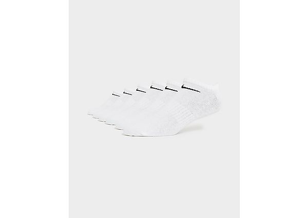 Nike 6Pack No Show Socks White