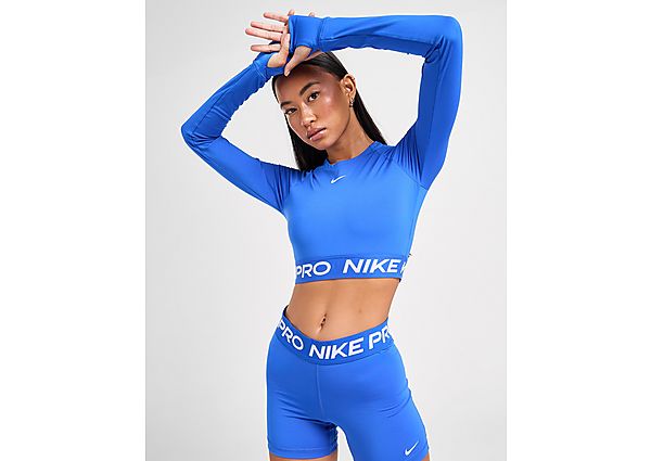 Nike Training Pro Long Sleeve Crop Top
