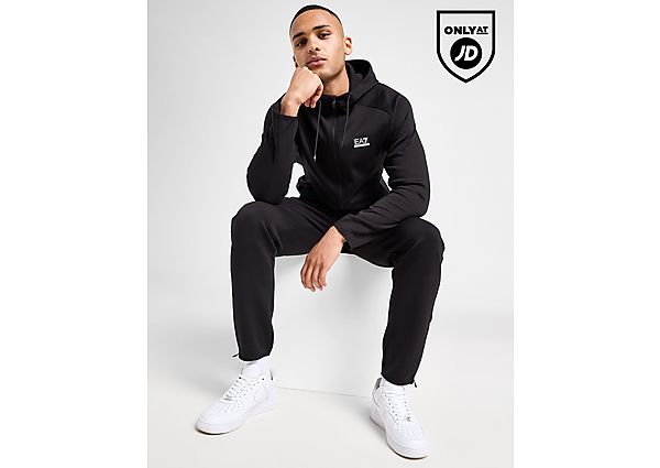 EA7 Emporio Armani Ventus Tech Full Zip Hoodie Black