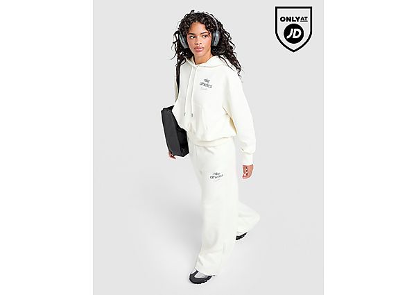Nike Phoenix Fleece Graphic Swoosh Wide Leg Joggers