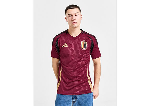 adidas Belgium Home Shirt - Team Coll Burgundy 2 - , Team Coll Burgundy 2 - Team Coll Burgundy 2