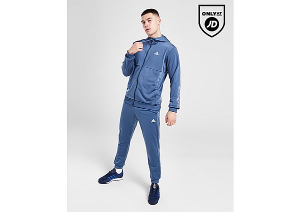 adidas Badge of Sport Linear Logo Track Pants Blue