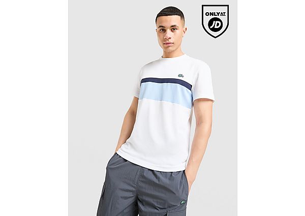 Lacoste Colour Block Reflective Pipe T-Shirt