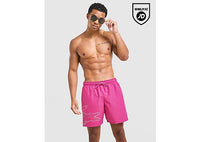 Lacoste Croc Wrap Swim Shorts pink