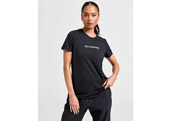 On Running Short Sleeve TShirt Black