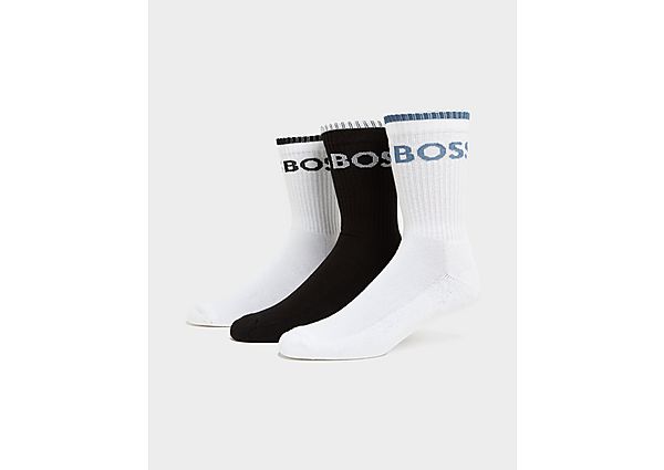 BOSS 6-Pack QS Stripe Classic Crew Socks