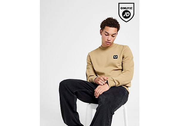 Fred Perry Pique Crew Sweatshirt