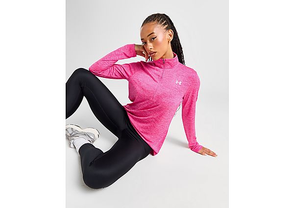 Under Armour Tech 1/4 Zip Top Rebel Pink