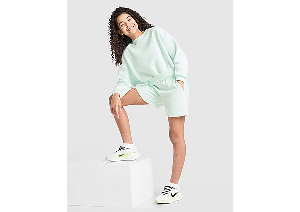Nike Girls\' Club Fleece French Terry Shorts Junior