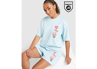 Unlike Humans Patch Shorts blue